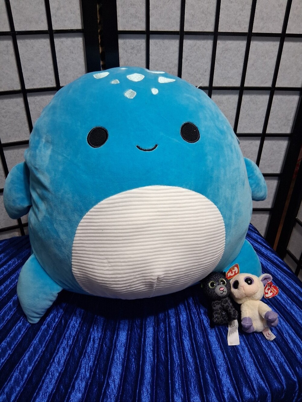 Squishmallow: Blue Plush Whale Stuffed Animal - Large Cute Plush